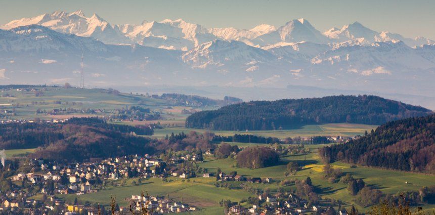 Blick vom Turm Homberg